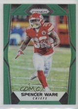 2017 Panini Prizm Green Prizm Spencer Ware #147 fm0