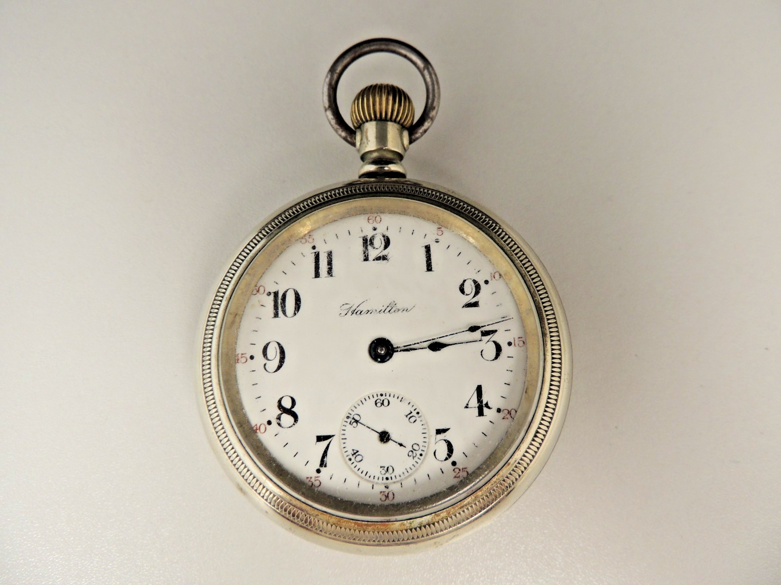 Hamilton Railroad Pocket Watched Model 924 (17055-Time-EY)