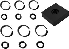 (3+3Sets) 1/2” and 3/8" Impact Retaining Ring Clip Impact Friction Ring with O-R