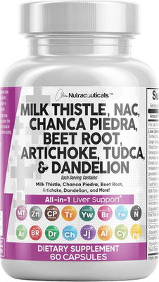 Milk Thistle NAC Chanca Piedra Beet Root Artichoke Astragalus Dandelion Root - L