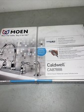 Moen Caldwell CA87888 Chrome Two Handle High Arc Kitchen Faucet Side Sprayer