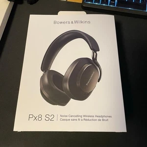 Bowers & Wilkins Px8 S2 Over-Ear Wireless Headphones Noise Cancelling Black