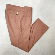 Vuori Jogger Pants Womens L Copper Ripstop Slim Drawstring Zip Pocket VW401