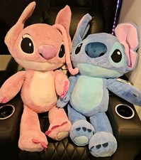 Disney Baby STITCH ANGEL Lilo Jumbo 40 Pulgadas Peluche Bebé Auténtico ¡NUEVO AMBOS!