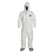 DUPONT TY122SWH2X002500 COVERALL TYVEK 2XLARGE H OOD BOOT