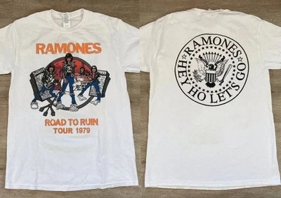 Ramones Road to Run Tour 1979 T-Shirt, Ramones Hey Ho Let's Go T-Shirt