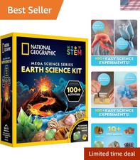National Geographic Earth Science Kit   100 Science Experiments  Activities...