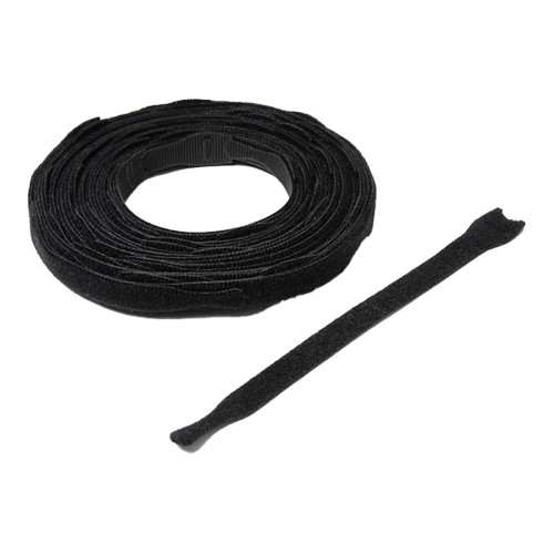 25mm x 300mm 750pcs Spool One Wrap Strap Black