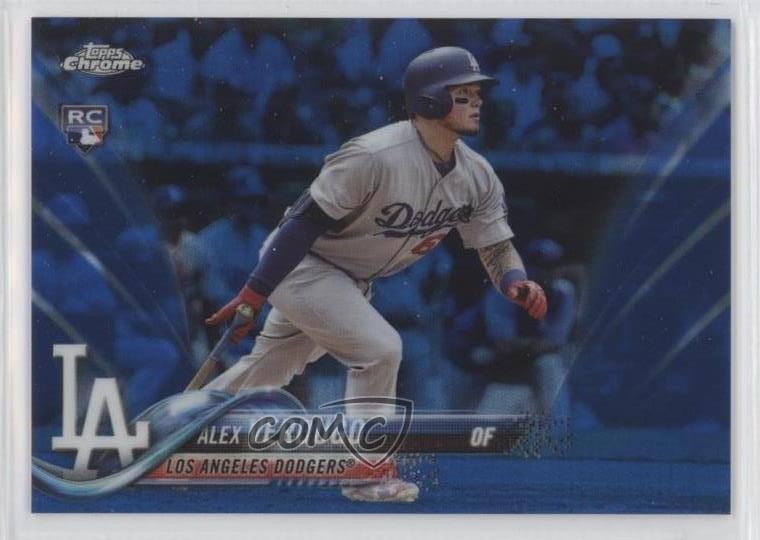 2018 Topps Chrome Blue Refractor 38/150 Alex Verdugo #167 Rookie RC 5ov