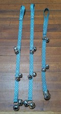 Dog Training Bells Blue Green Adjustable Puppy Jingle Bells Lot Of 3