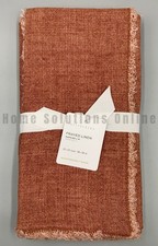 Pottery Barn Frayed Oversized Linen Napkins S...