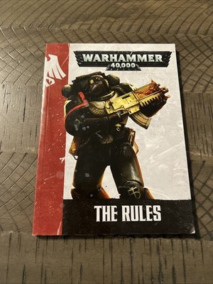 Warhammer 40,000 The Rules Fames Workshop Rule Book Manual UK Print
