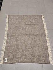 Don Baez Manos Del Uruguay HAND MADE 100% UNDYED SHEEPSWOOL Throw Blanket 57"x42