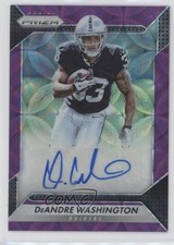 2016 Panini Prizm Rookie Purple Scope /99 DeAndre Washington #RA-DWS Auto 1b0
