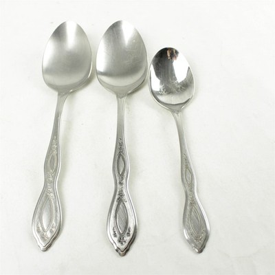 Oneida Anthem Edelstahl Set Mit 3 - 2 Esslöffel & 1 Oval Suppe Löffel