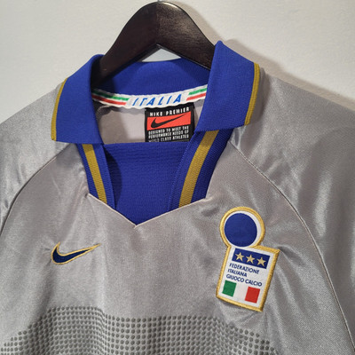 ナイキ製 イタリア代表 GK長袖ユニフォーム 1996／M Vintage Rare 1996-97 Nike Italy GK Goalie Longsleeve Jersey Men's