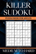 Killer Sudoku Puzzle Book for Adults: 200 Medium to Hard Sumdoku with Solutions
