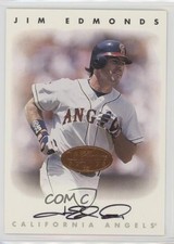 1996 Leaf Signature Series Auto Bronze Jim Edmonds Auto 0aa
