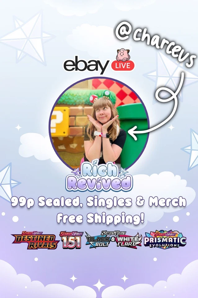 Pokémon TCG: Charlotte's back! 99p Auctions, Flash Deals & Giveaway 🎁