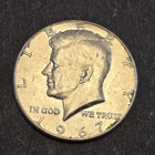 1967 40% silver Kennedy half dollar.Unc