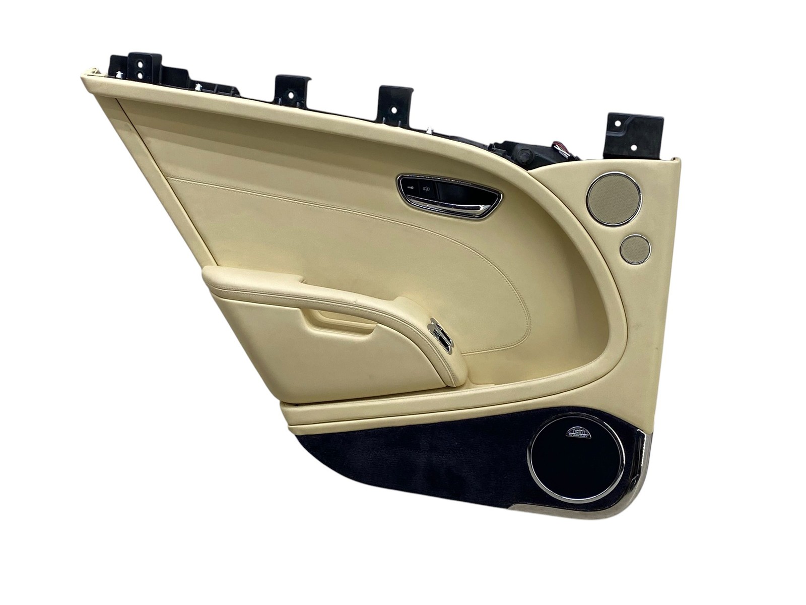2010-2020 BENTLEY MULSANNE REAR LEFT INNER DOOR TRIM PANEL W/ UPPER TRIM W/ BLUE