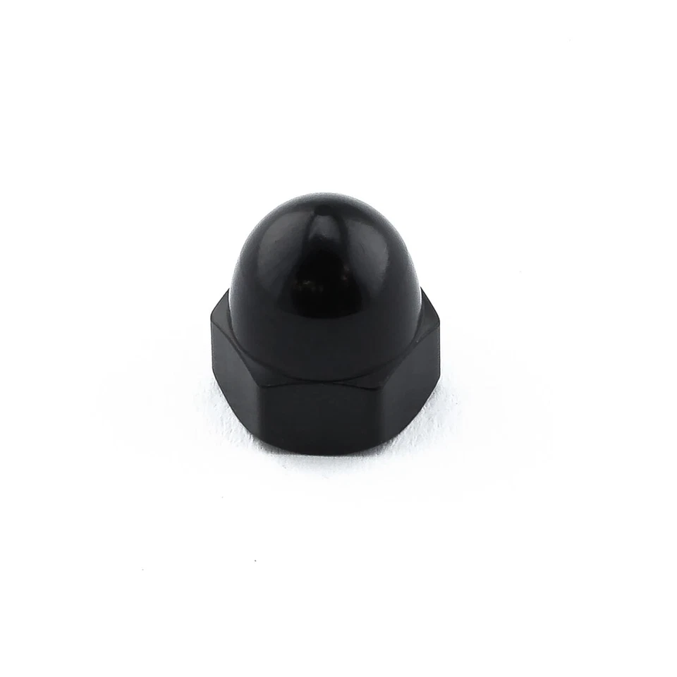 Aluminium Dome Nut M6 x 1.00mm DIN1587 Black | Pro-Bolt