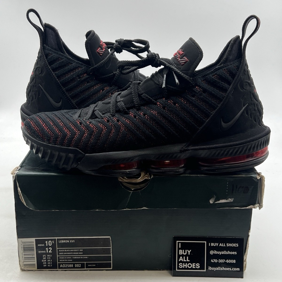 lebron xvi low black
