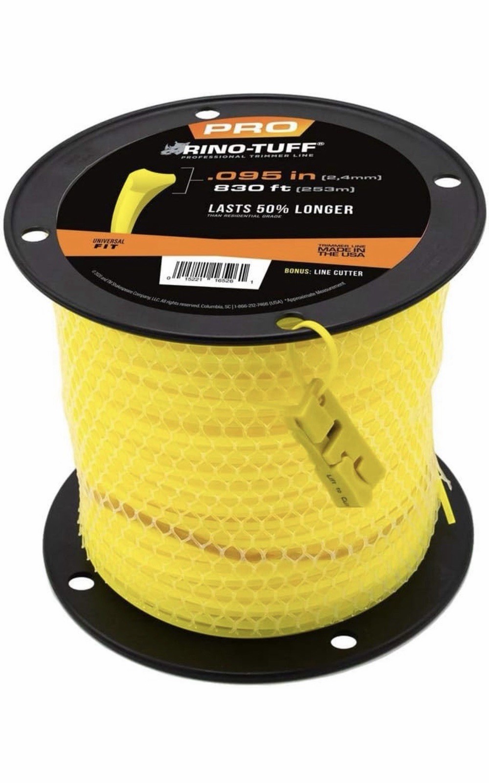 Professional Heavy Duty Trimmer Replacement Line .095in 830f
