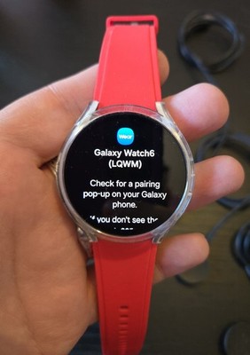 Samsung Galaxy watch6 44mm Aluminum Case Gray with accessories