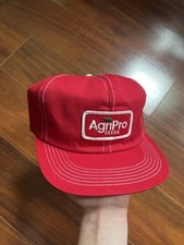Vintage K-Products AgriPro Seeds Farmer Patch SnapBack Hat Excellent Conditon