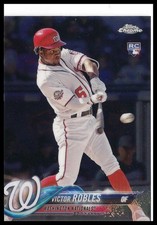 Victor Robles 2018 Topps Chrome Update Rookie Card!!. rookie card picture