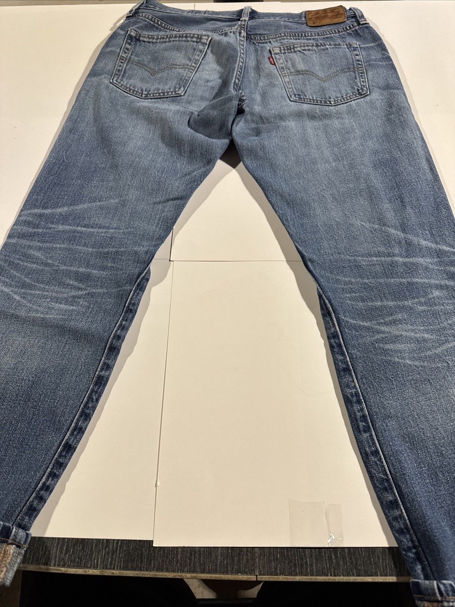 Levis 501 CT Jeans Mens Blue Made In Japan Selvedge Fits 27x32 | eBay
