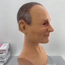 Smiffys – Careta De Presidente De Látex, Cabeza Completa, Color Carne, Talla única, Para Adultos