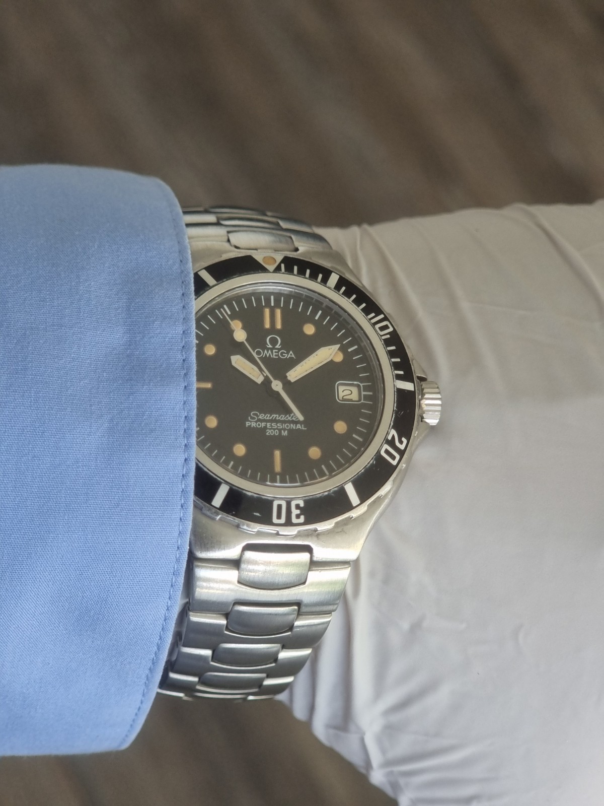 OMEGA Seamaster 200m Men's Dive Watch 36mm Pre Bond VERY GOOD COND + Box image 6