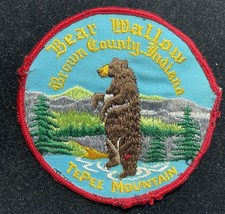 Bear Wallow, Teepee Mountain, Brown County Indiana, Vintage Patch P52