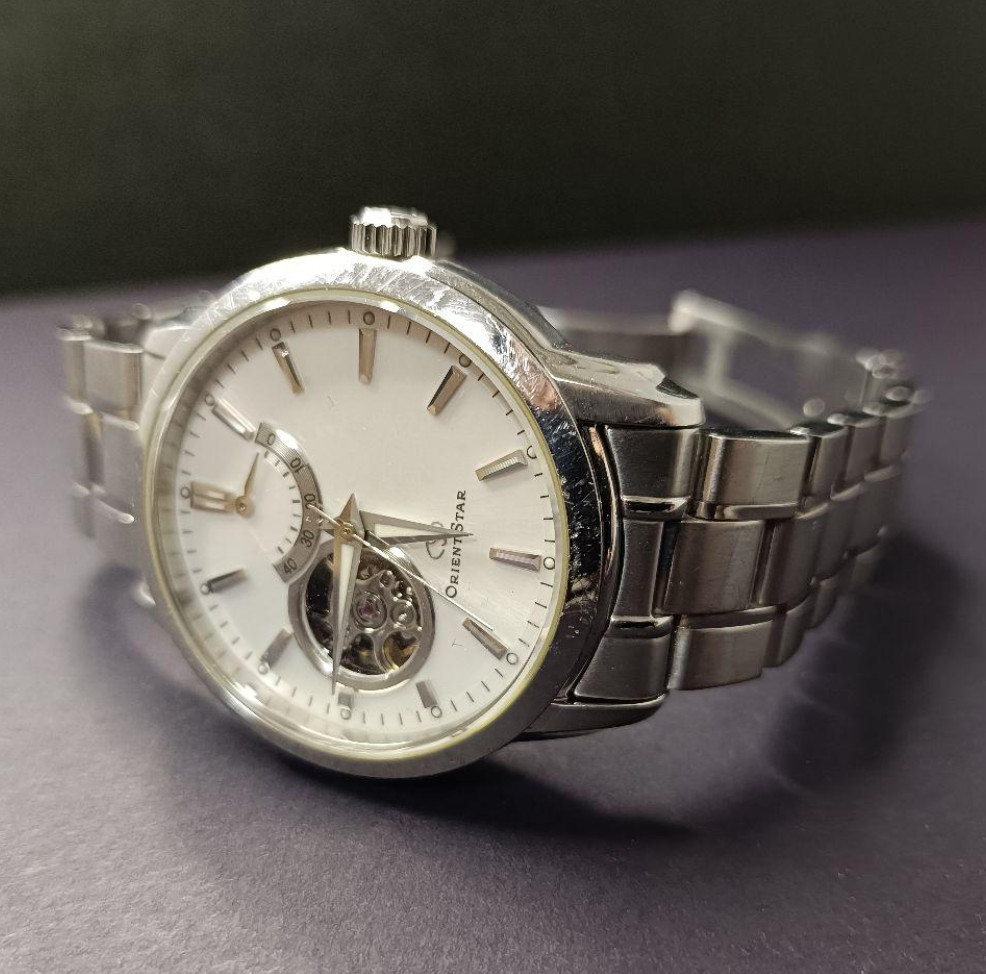 Running Orient Star Open Heart Automatic Watch Me… - image 1