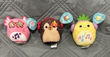 Bundle of 3 Archie, Hans, Maui 2023 McDonald s Happy Meal Squishmallow Toys C