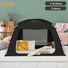 Privacy Bed Tent Twin Full Size Sleeping Tents Block Out Space for Kids Adults