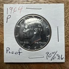1964 P Kennedy Half Dollar | Proof | 90% Silver | Strong Mirrors | Philadelphia