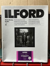 ILFORD MGRC Multigrade RC DELUXE Glossy Photo Paper - NEW - B/W - 25 Sheets