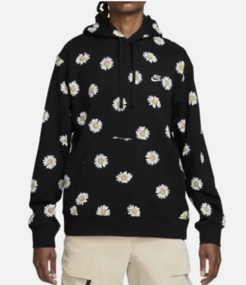 Sweat à capuche imprimé fleurs sauvages, style cottagecore