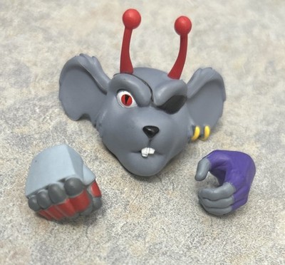 Biker Mice From Mars ''Modo'' 8'' Custom Fodder Head & Hands Buck Teeth by Nacelle