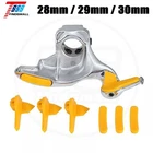 Tire Changer Machine Stainless Steel Mount Demount Duck Head 28/29/30mm w/6 Pads