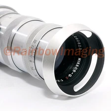 58mm Metal Silver Chrome Metal lens Hood for Leica Leitz Olympus Panasonic Lens