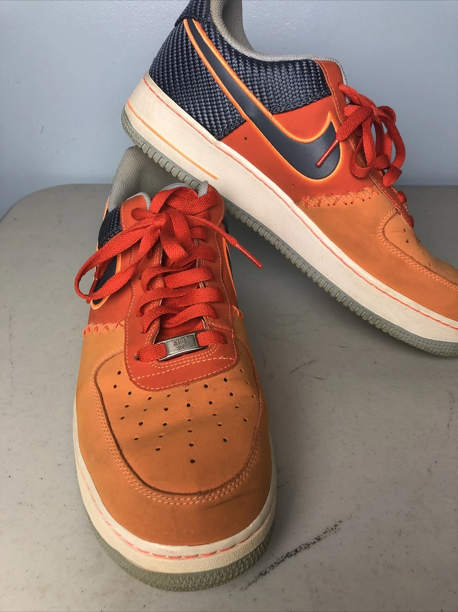 Nike air force 1 orange check sale