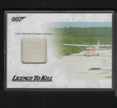 James Bond Archives 2014 Prop Relic JBR30 Franz Sanchez Airplane Window #030/400