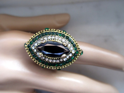  Verlobungsring 4+ kt schwarzer Diamant