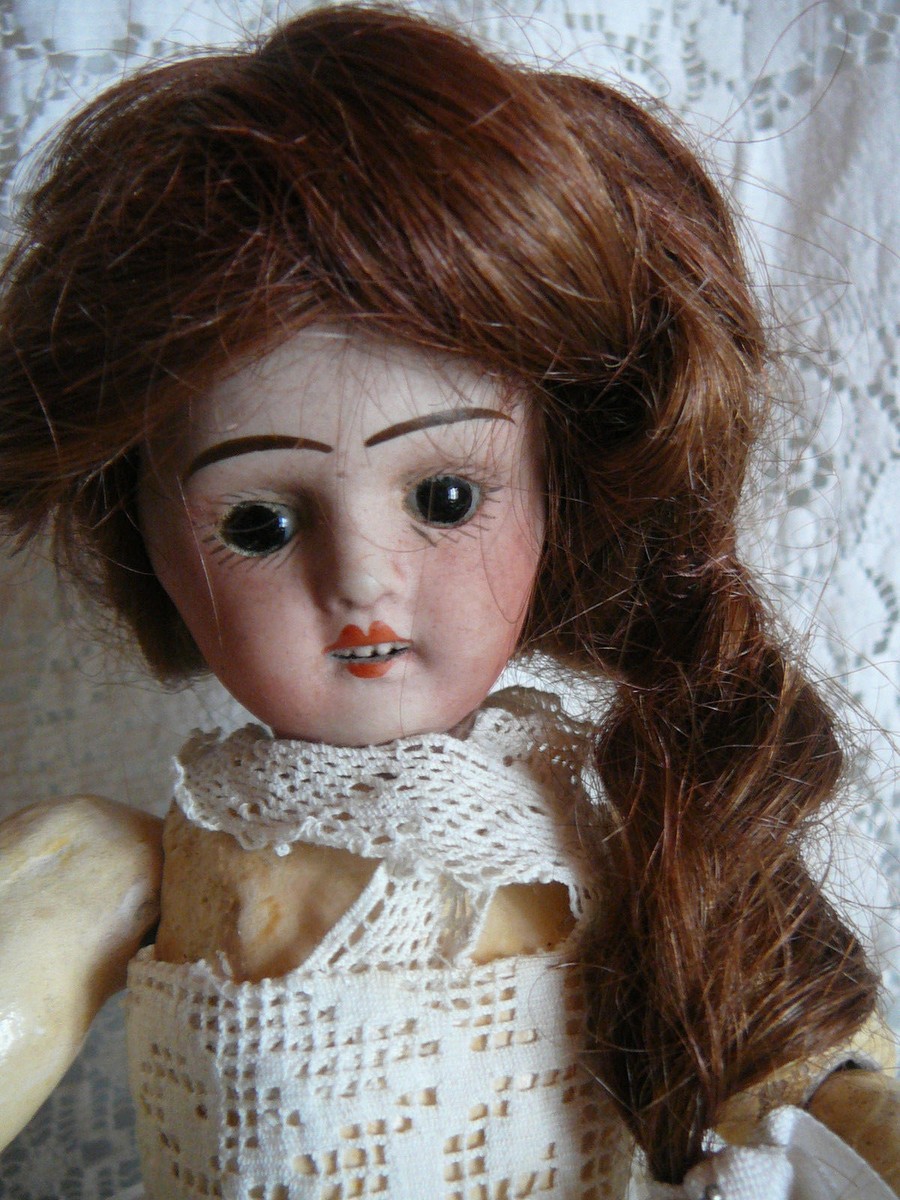 Jolie Poupée Ancienne Jules Verlingue – Tête Porcelaine – 31 Cm