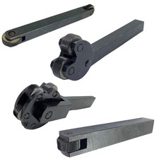 Set Of 4 Knurling Tool Holder Single Knurl Two Knurls Six Knurls