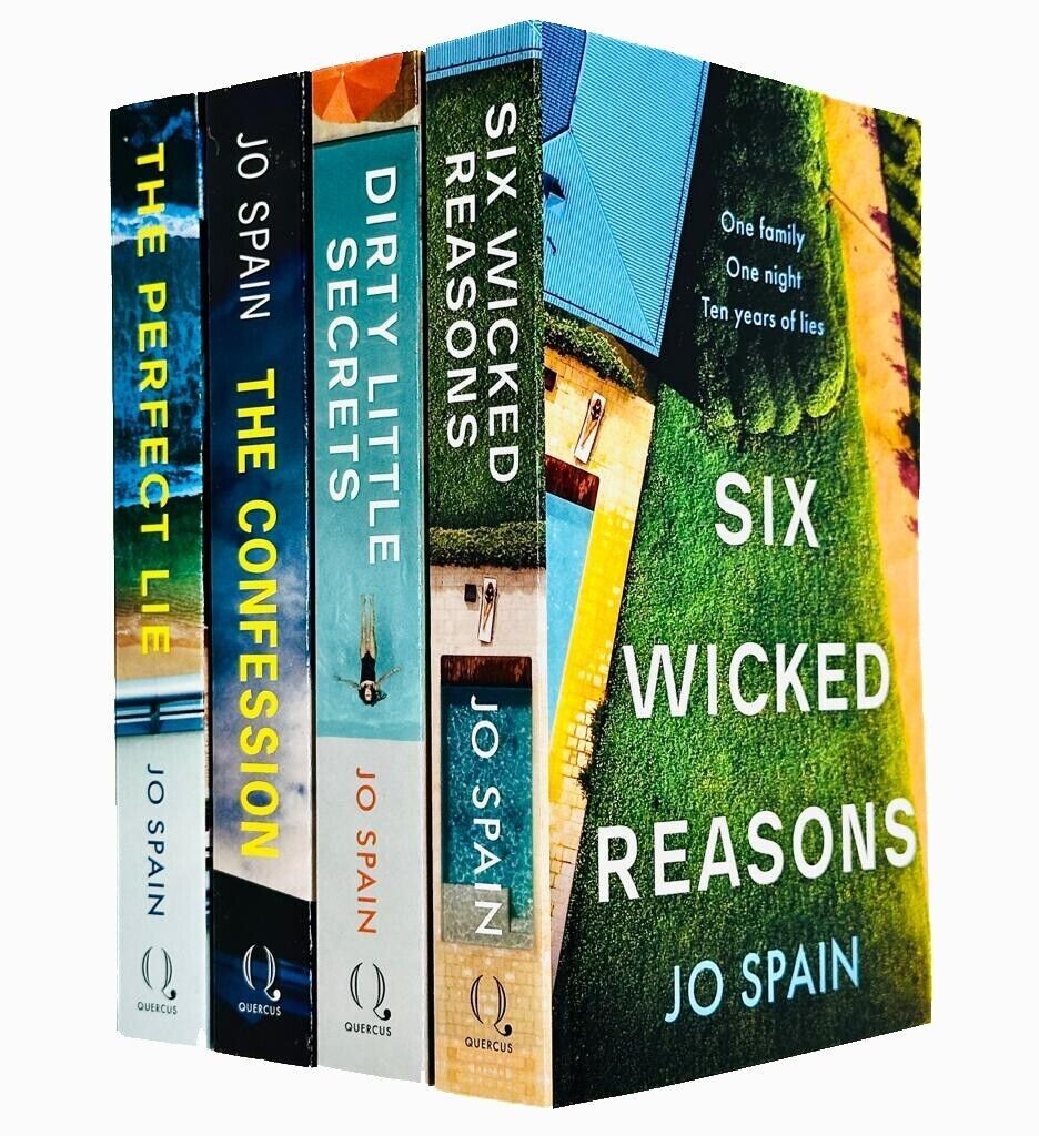Jo Spain Collection 4 Books Set The Confession, Perfect Lie, Six Wicked Reasons
